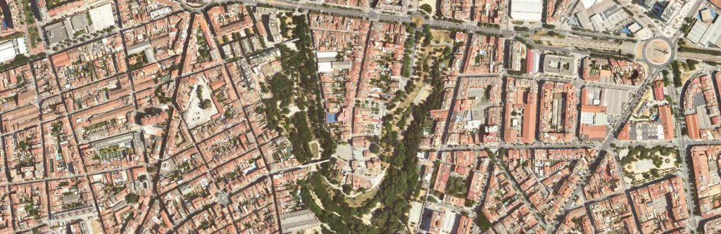 Vista aerea de Antic Poble De Sant Pere